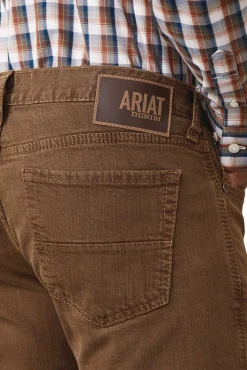 Ariat M7 Str Grizzly Straight jeans til herre i olivengrønn