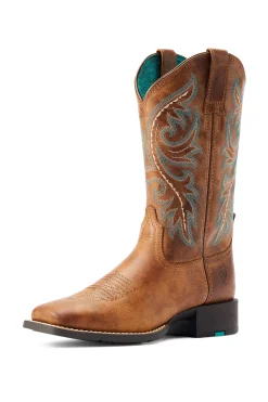 Ariat Round Up Back Zip dame westernstøvler med glidelås