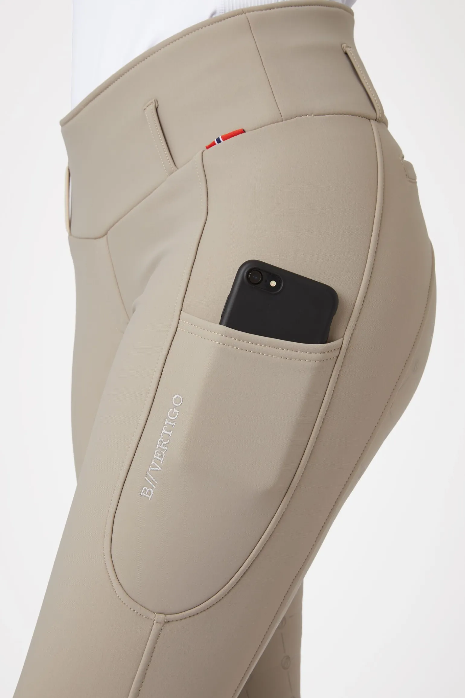 B Vertigo Aurelia helforsterkede termoridetights til dame