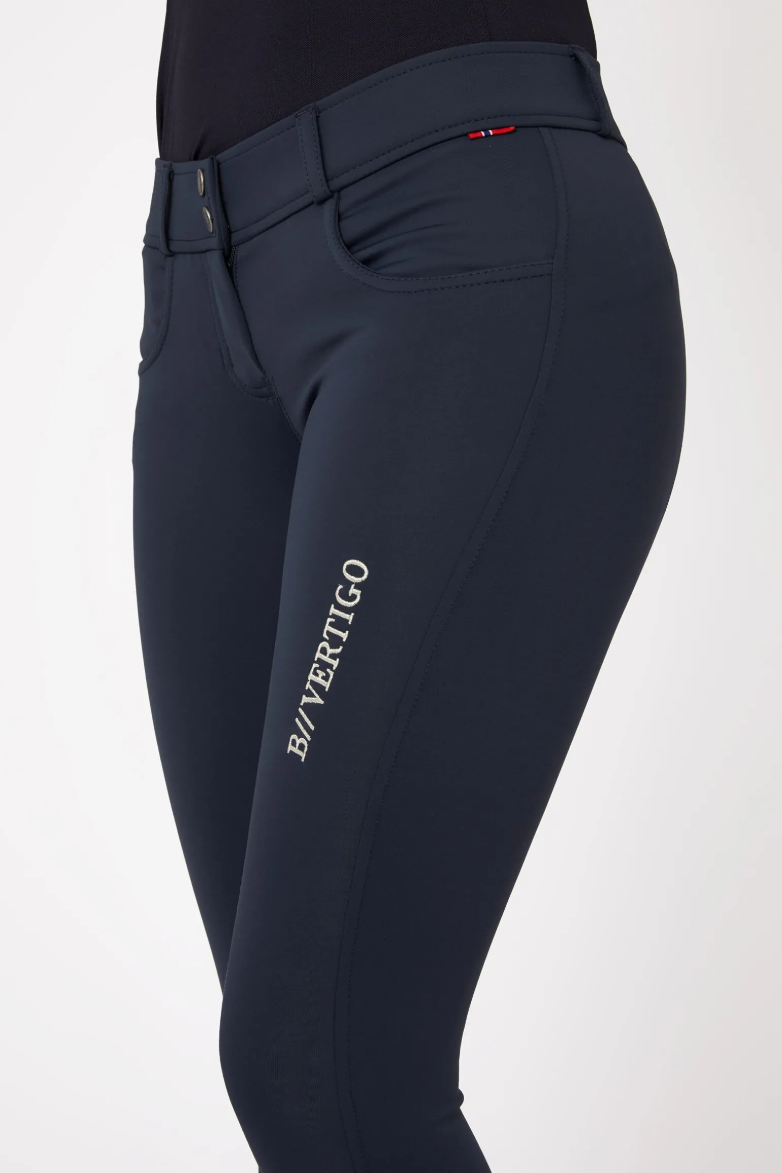 B Vertigo Meghan helforsterkede ridebukser med silikon, dame