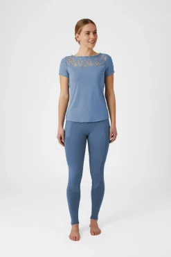 B Vertigo Natalia t-skjorte med blonder, dame