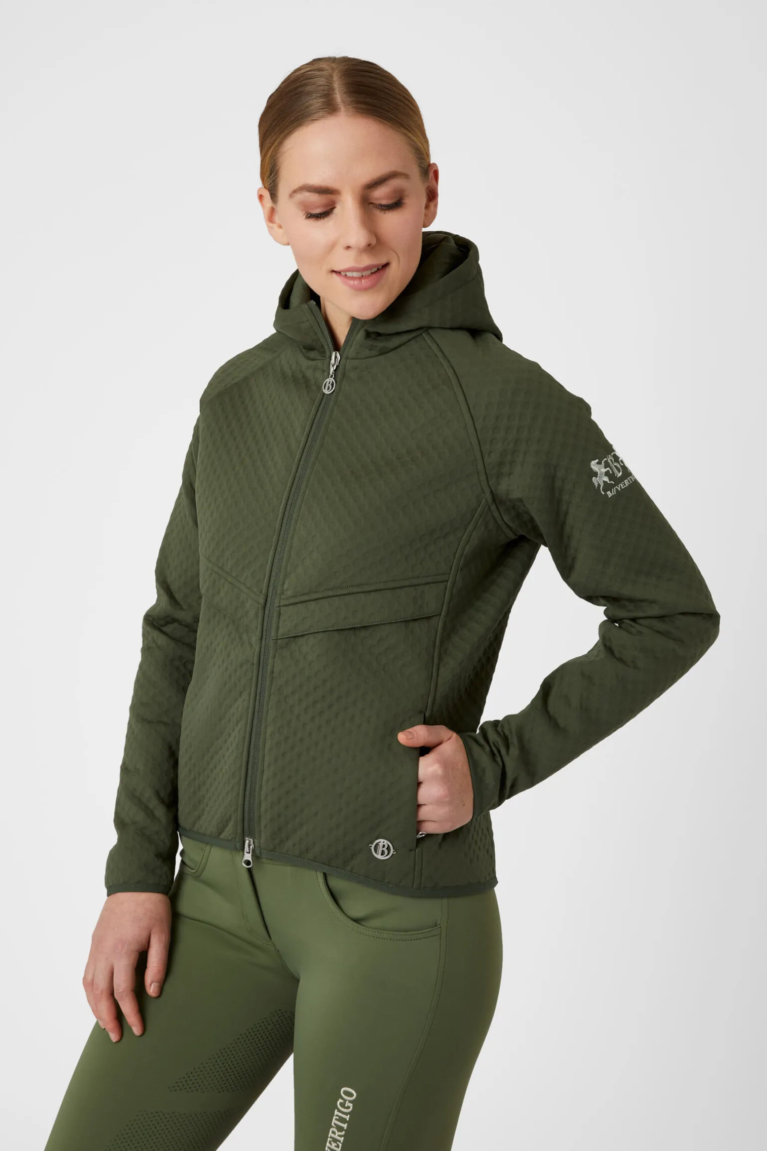 B Vertigo Norah hettejakke med scubastoff, dame