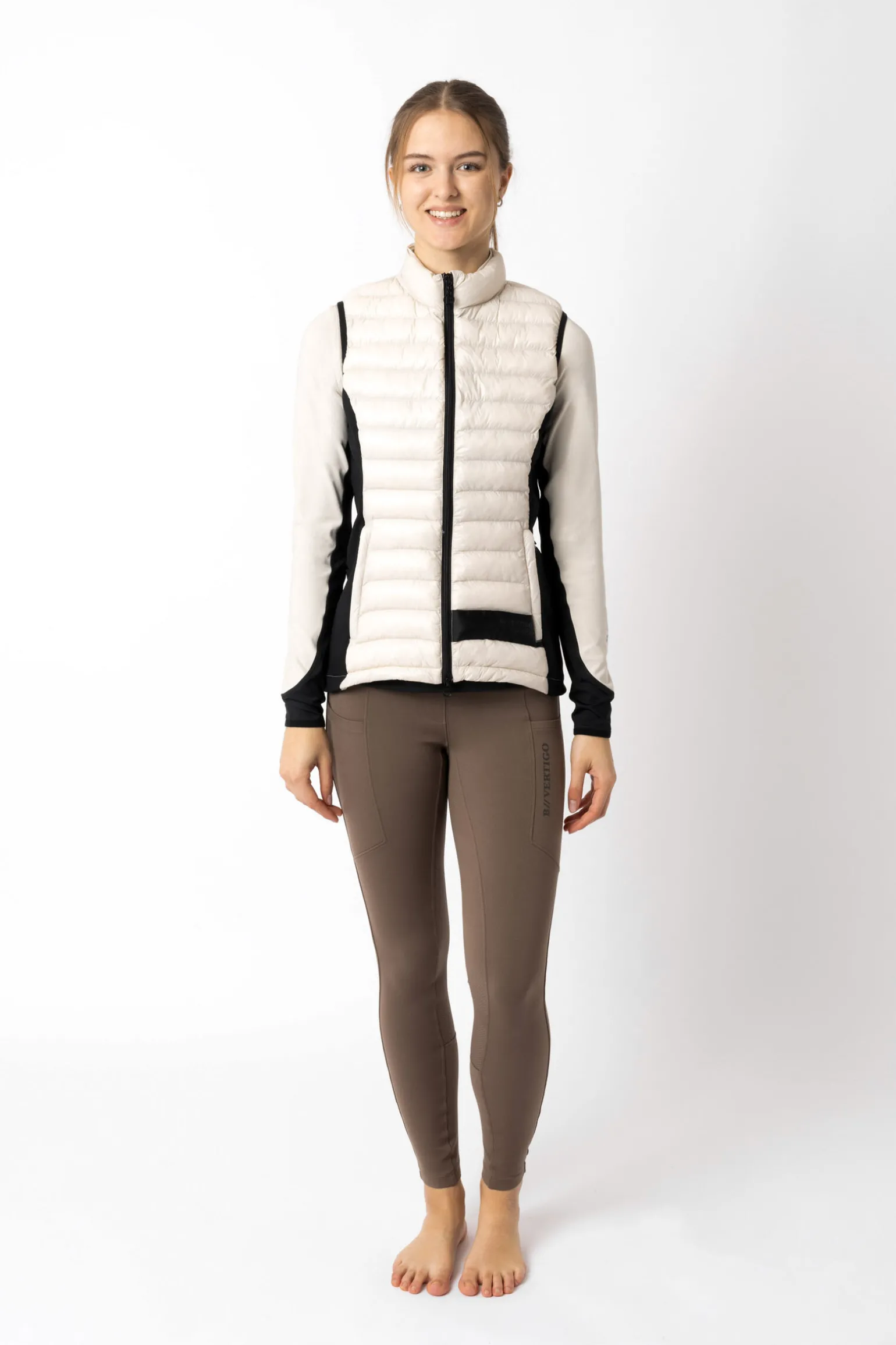 B Vertigo Sia ultralett, fôret ridevest til dame