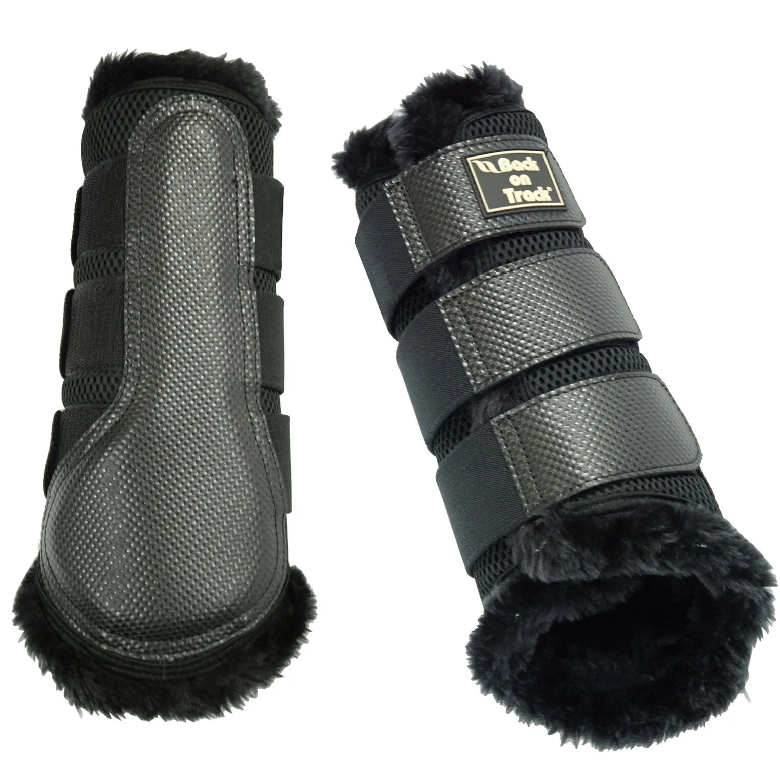 Back on Track belegg med 3D nett, m/kunstpels, L-XL