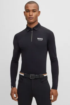 Boss Elton Signature Stripe Trenings-poloskjorte for menn