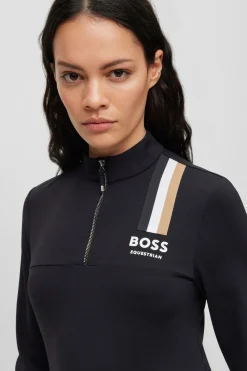 Boss Lia Signature Stripe treningsskjorte for kvinner