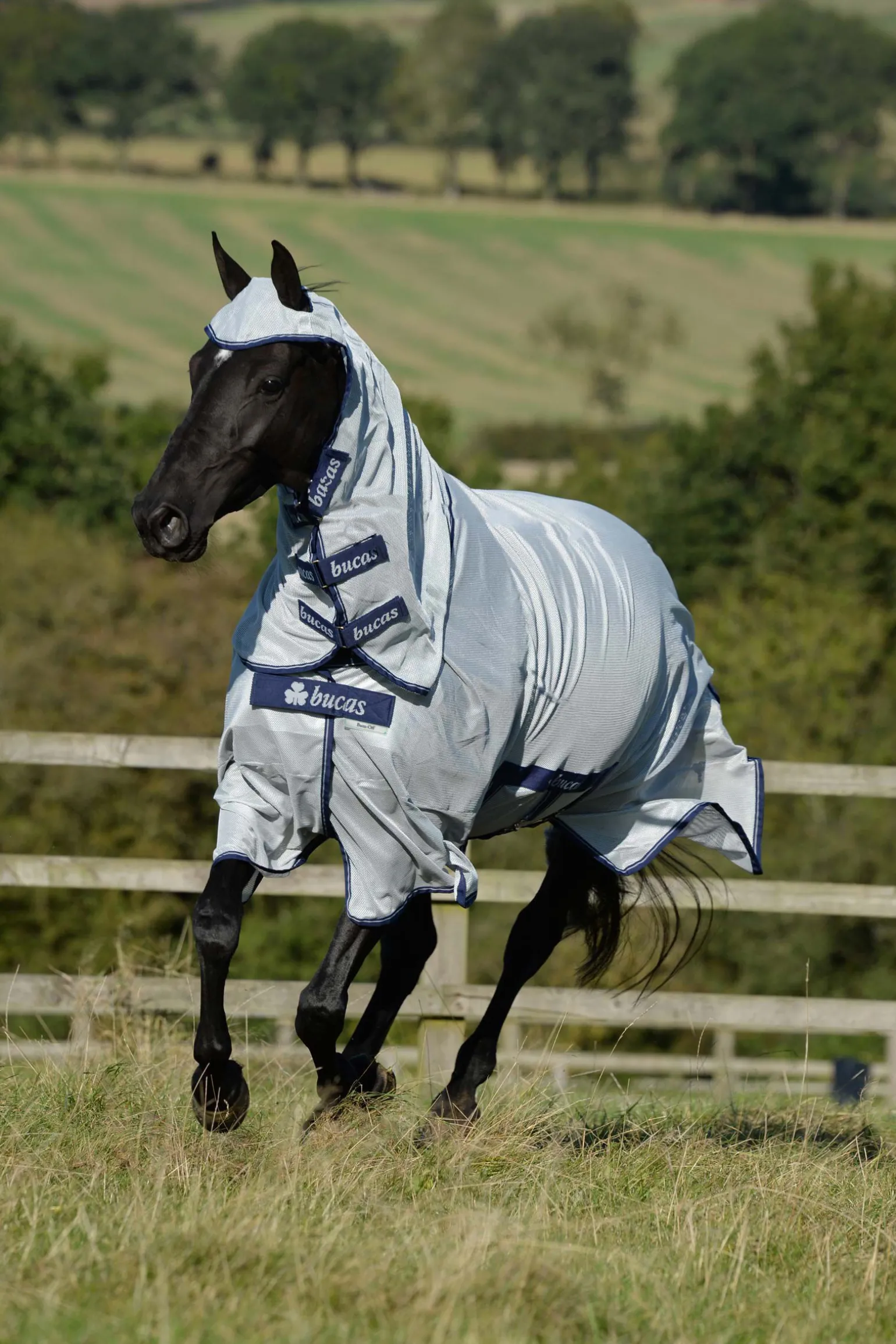 Bucas Buzz-Off X Big Neck fluedekken med fast halsdel