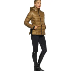 Cavalleria Toscana dame steppjakke med integrert hette