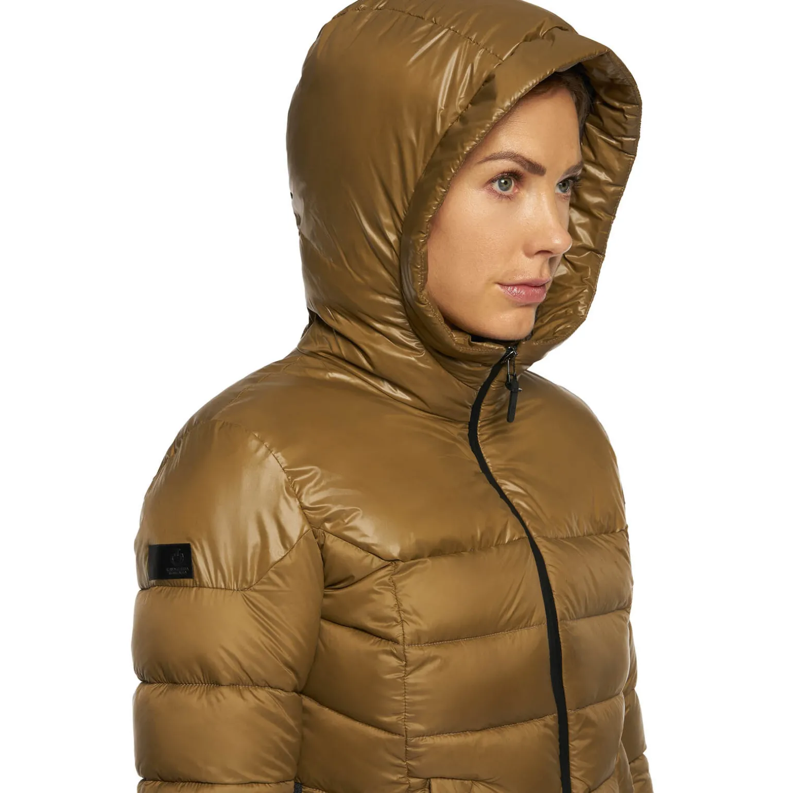 Cavalleria Toscana dame steppjakke med integrert hette