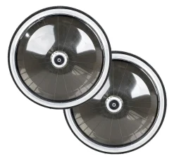 Finntack sulky sjul 24", for ponnisulky, rustfritt stål (selges i par)