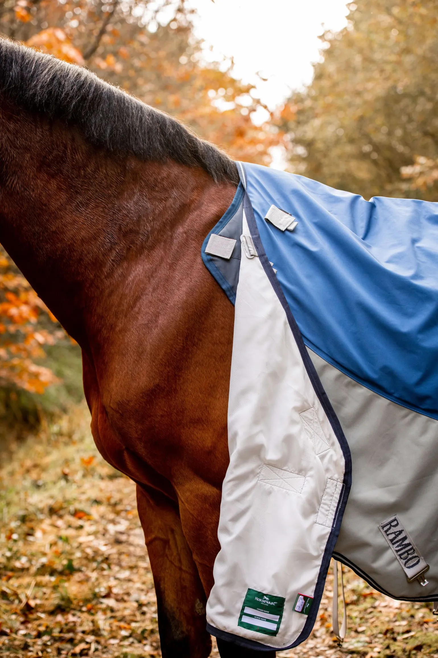 Horseware Rambo Autumn Series utedekken med underdekken (0 g / 100 g)