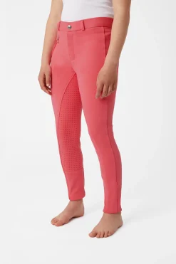 Horze Active helforsterket ridebukse med silikon, barn