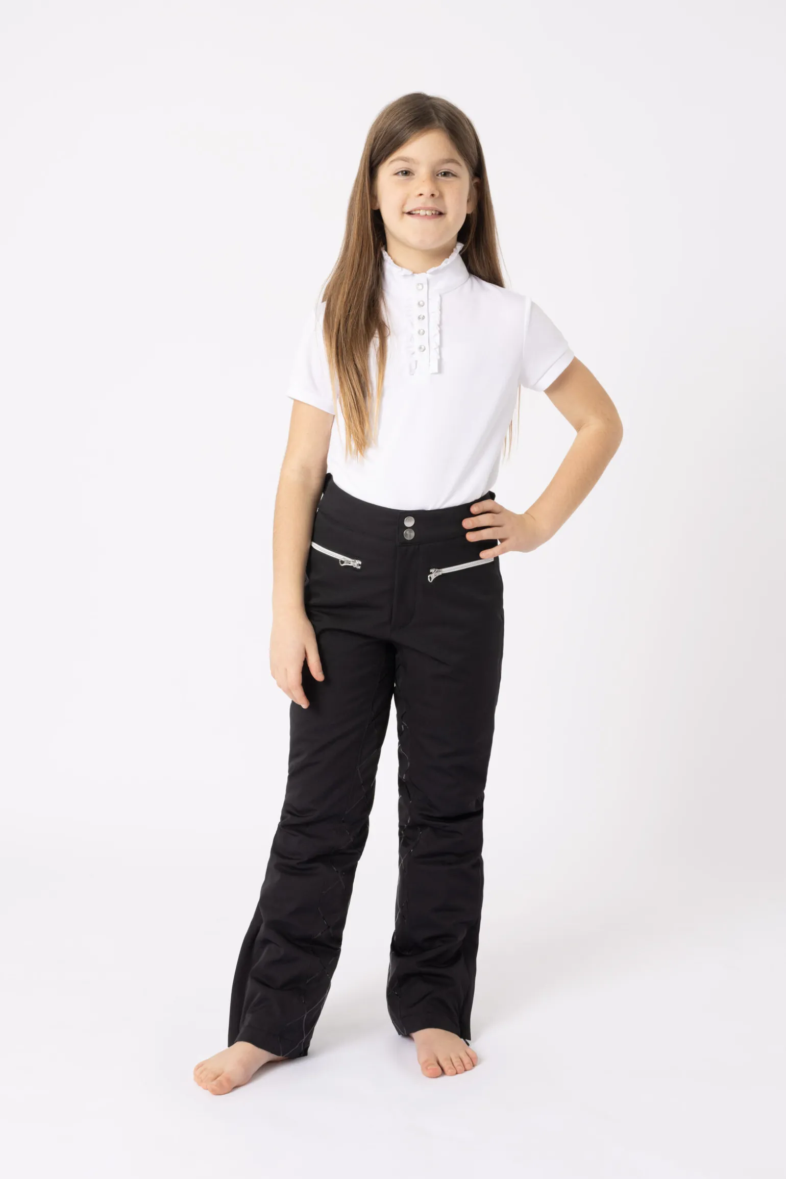 Horze Adeline silikonpolstret ridebukse, barn