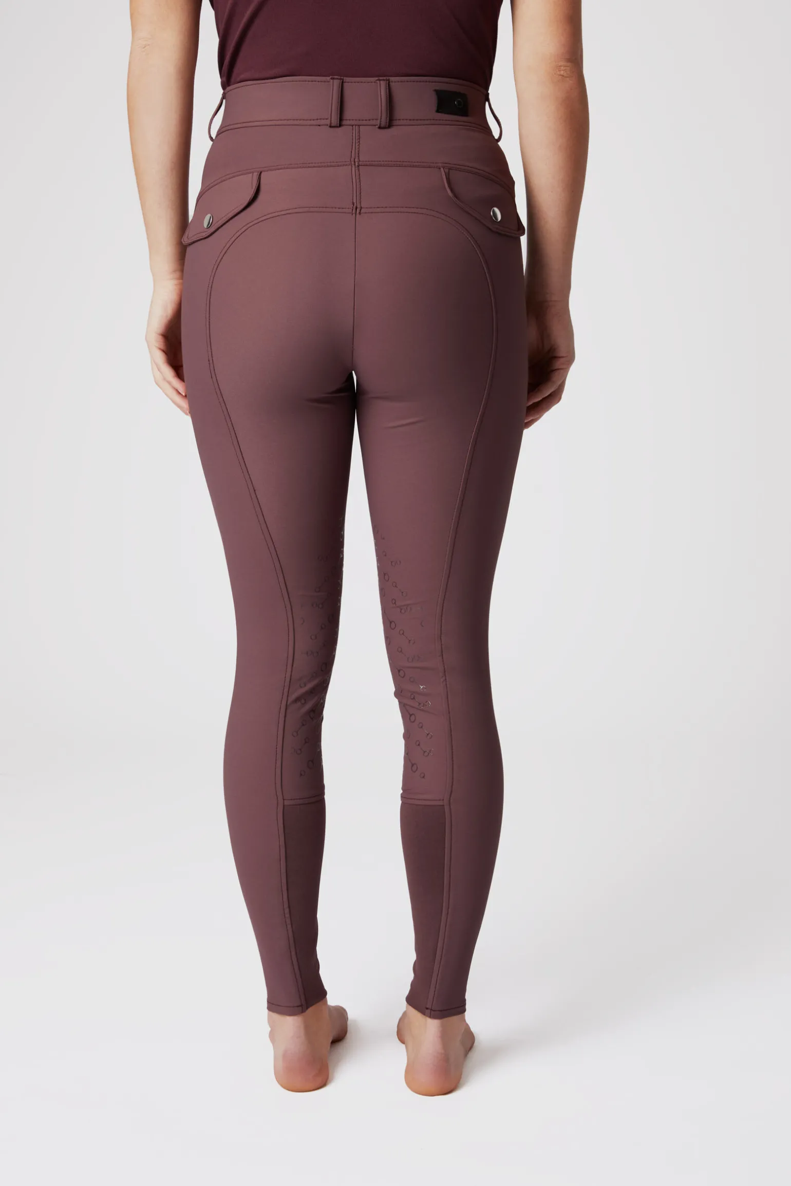Horze Andrea kneforsterket ridebukse med silikon og høyt liv