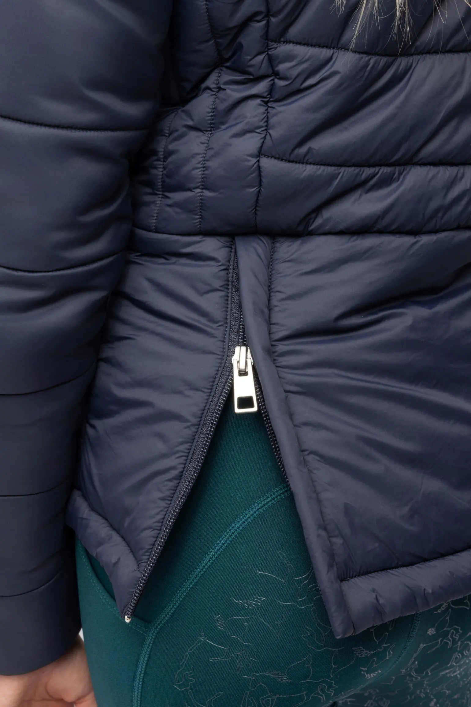 Horze Astrid vattert ridejakke for barn