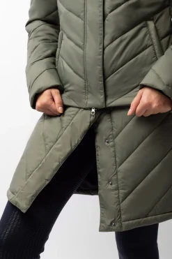 Horze Aurora fôret parkas ridejakke med avtakbar skjorte til dame