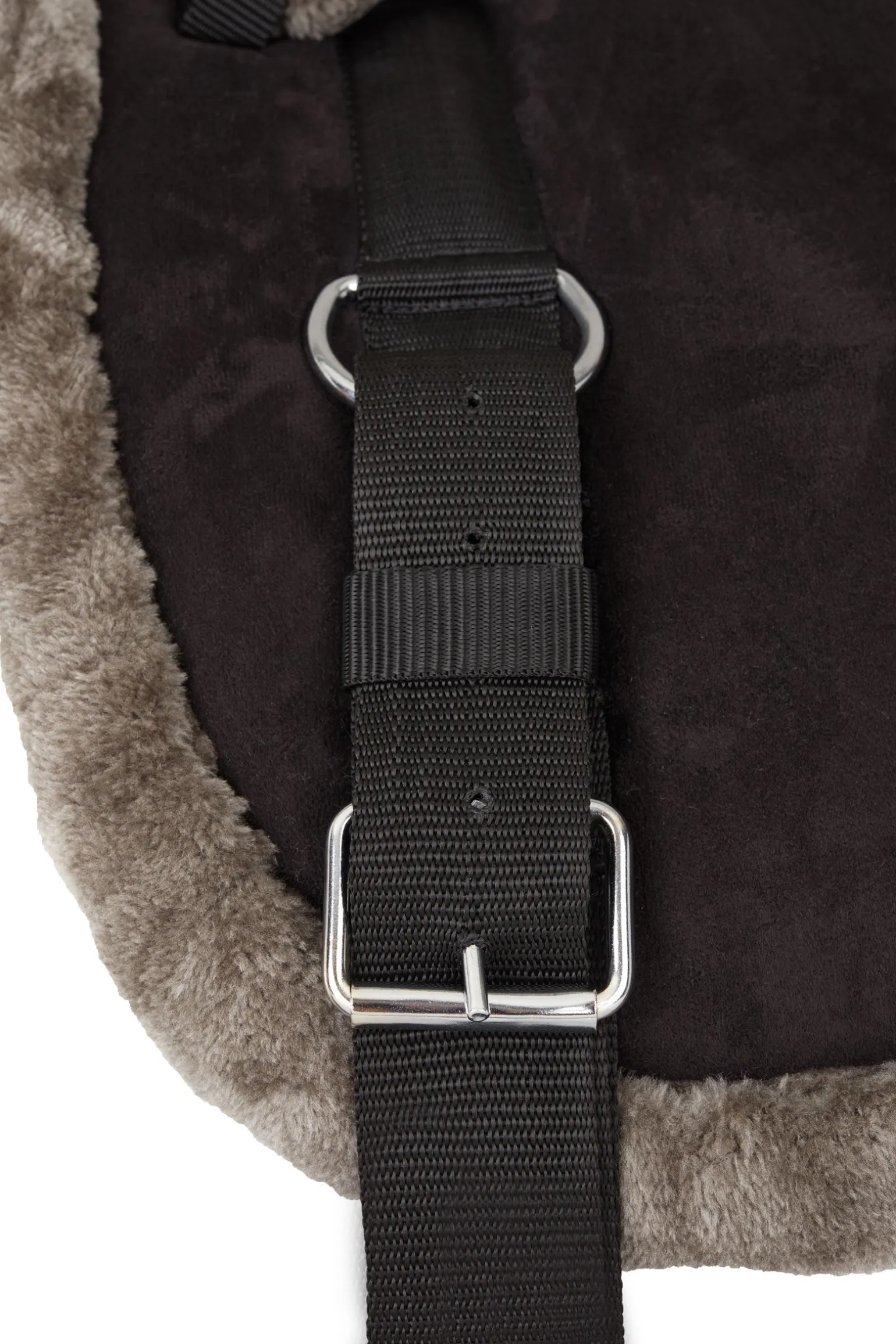 Horze barbaksal i semsket PU-lær