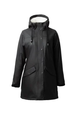 Horze Billie PU regnjakke med fleece, dame