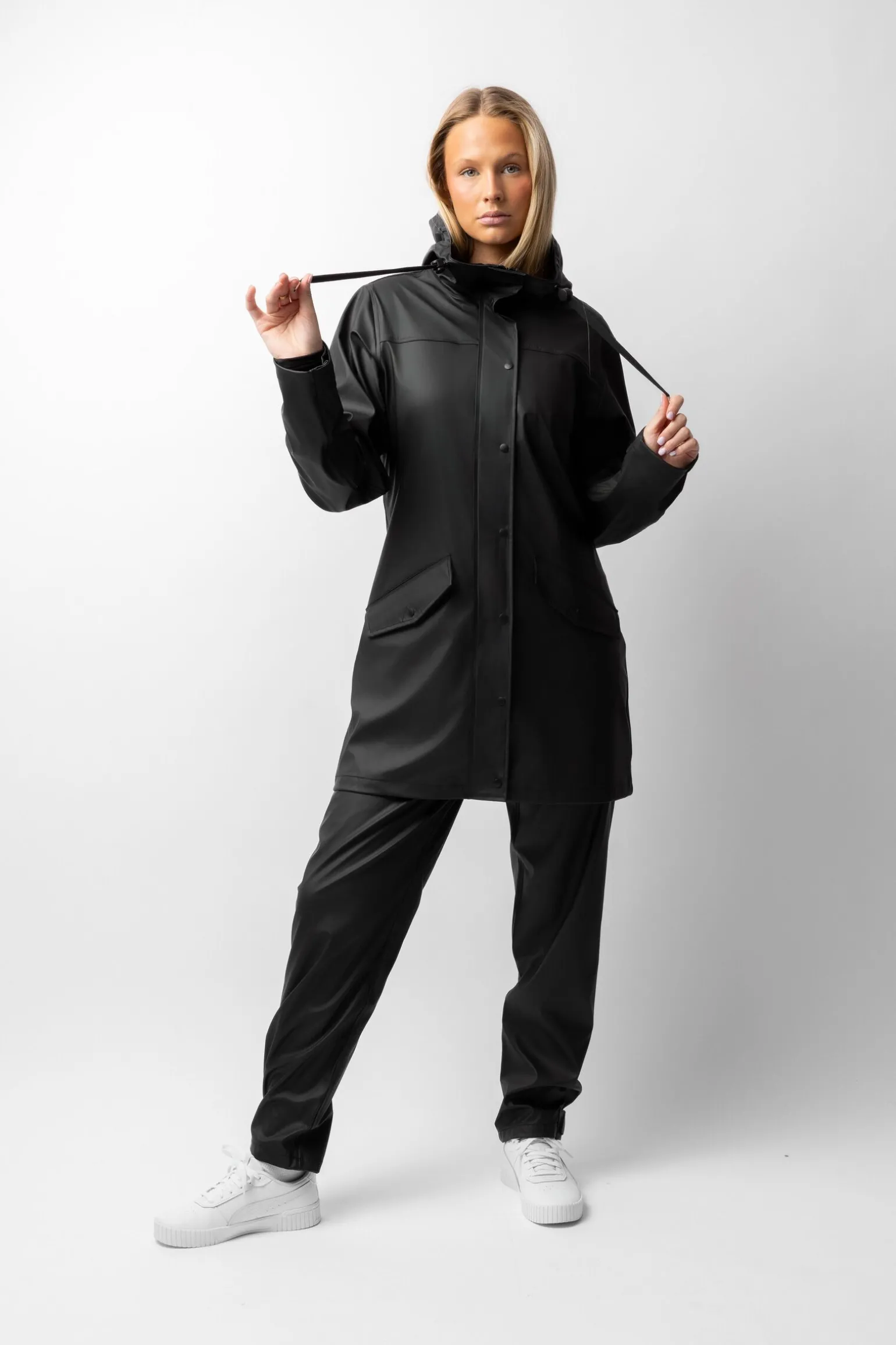 Horze Billie PU regnjakke, dame