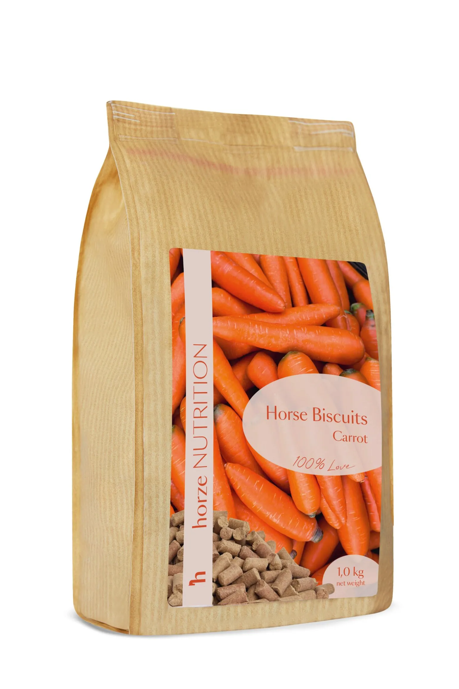 Horze Biscuits godbiter, gulrot, 1 kilo
