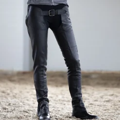 Horze Blake helchaps i lær