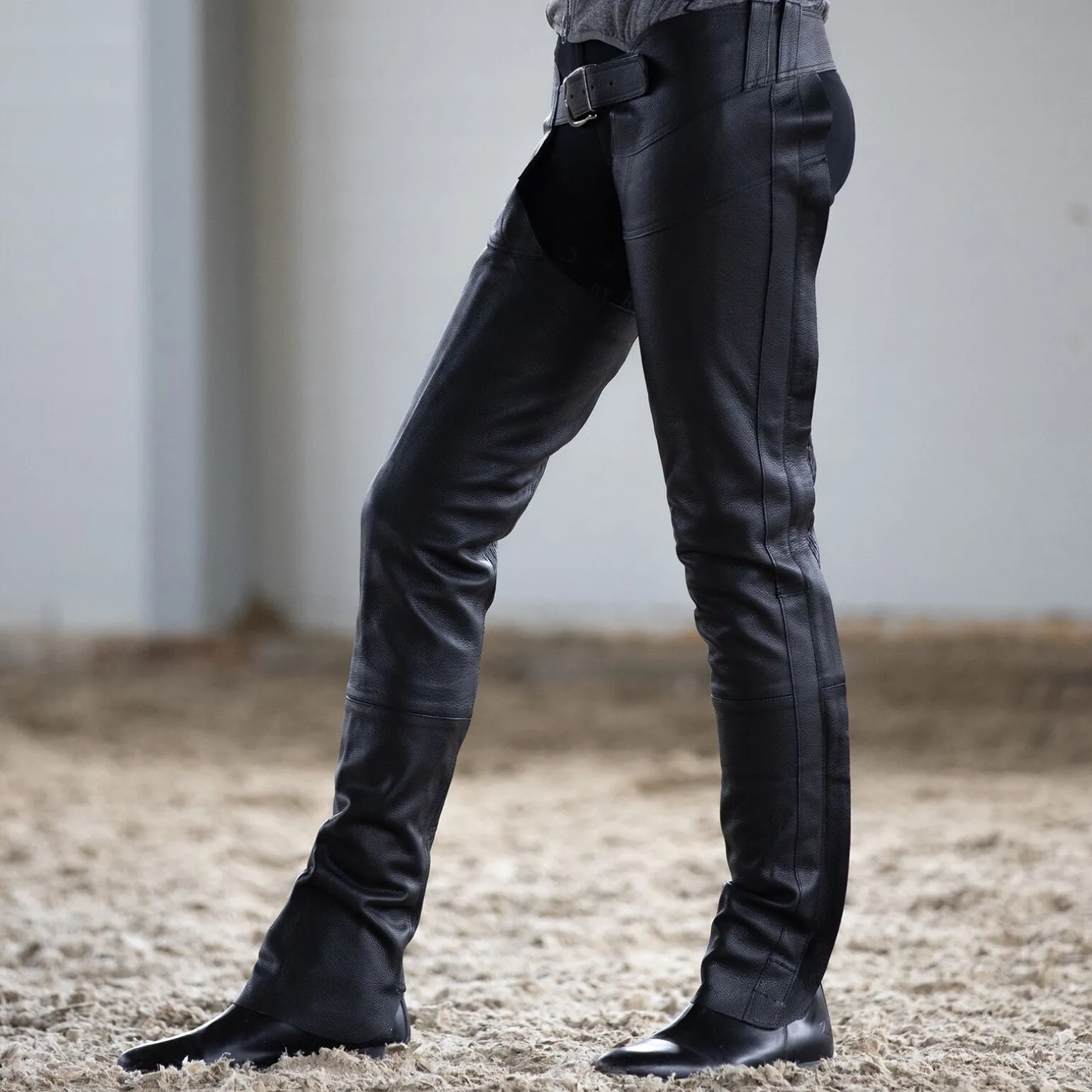 Horze Blake helchaps i lær