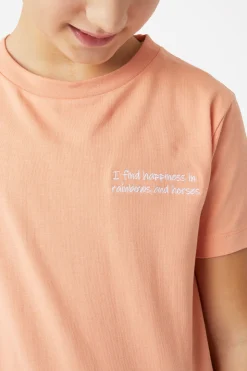 Horze Calina t-skjorte med broderi til barn