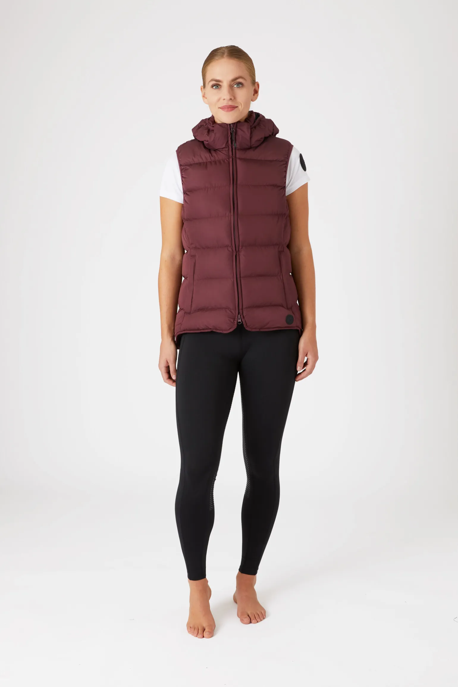 Horze Callie fôret ridevest med hette til dame