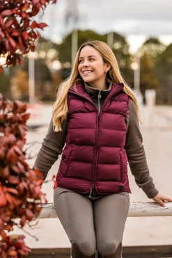 Horze Callie fôret ridevest med hette til dame