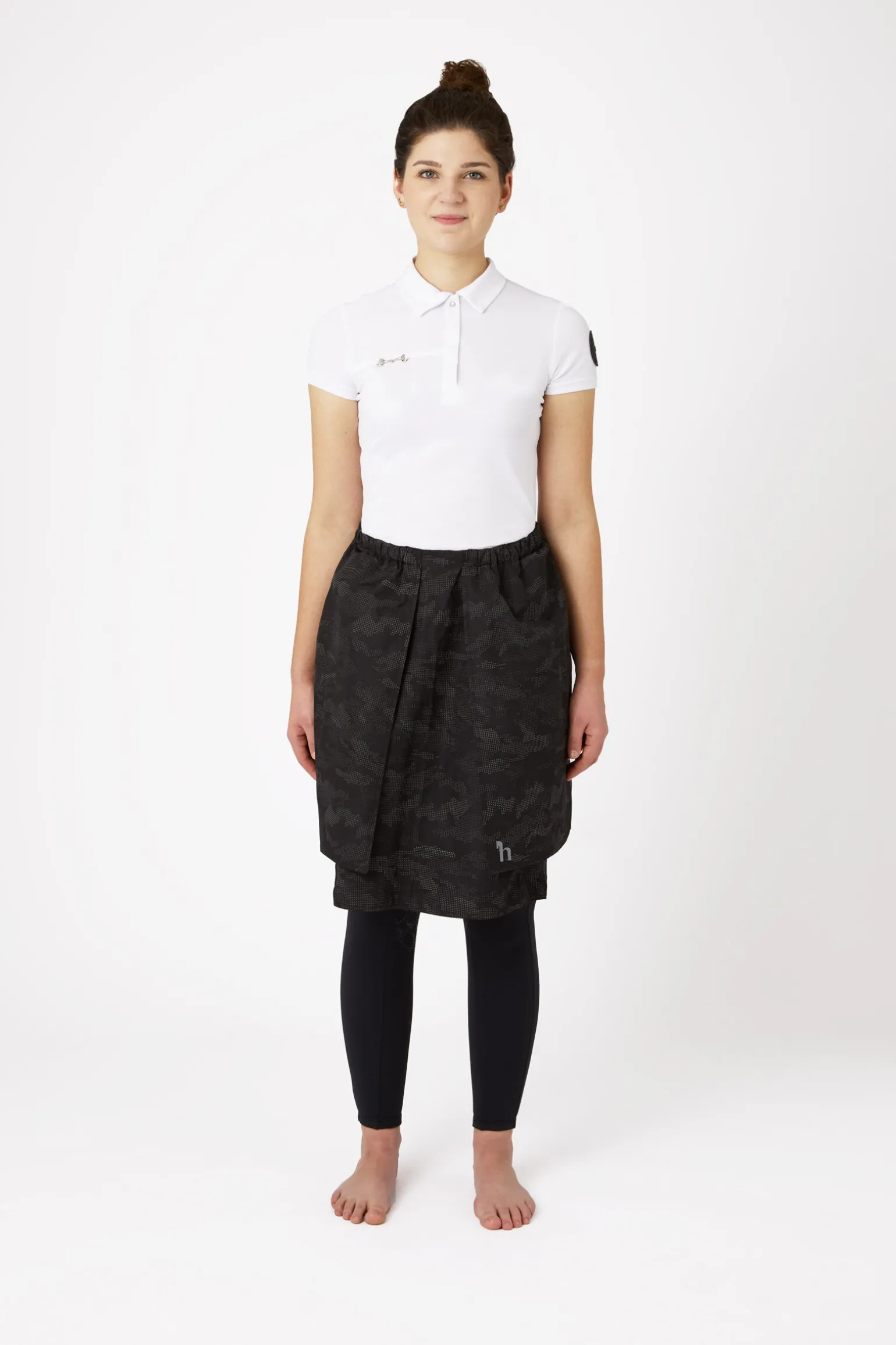 Horze Camo Luminox reflekterende skjørt, dame