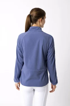 Horze Christa ridejakke i fleece med halv glidelås, til dame