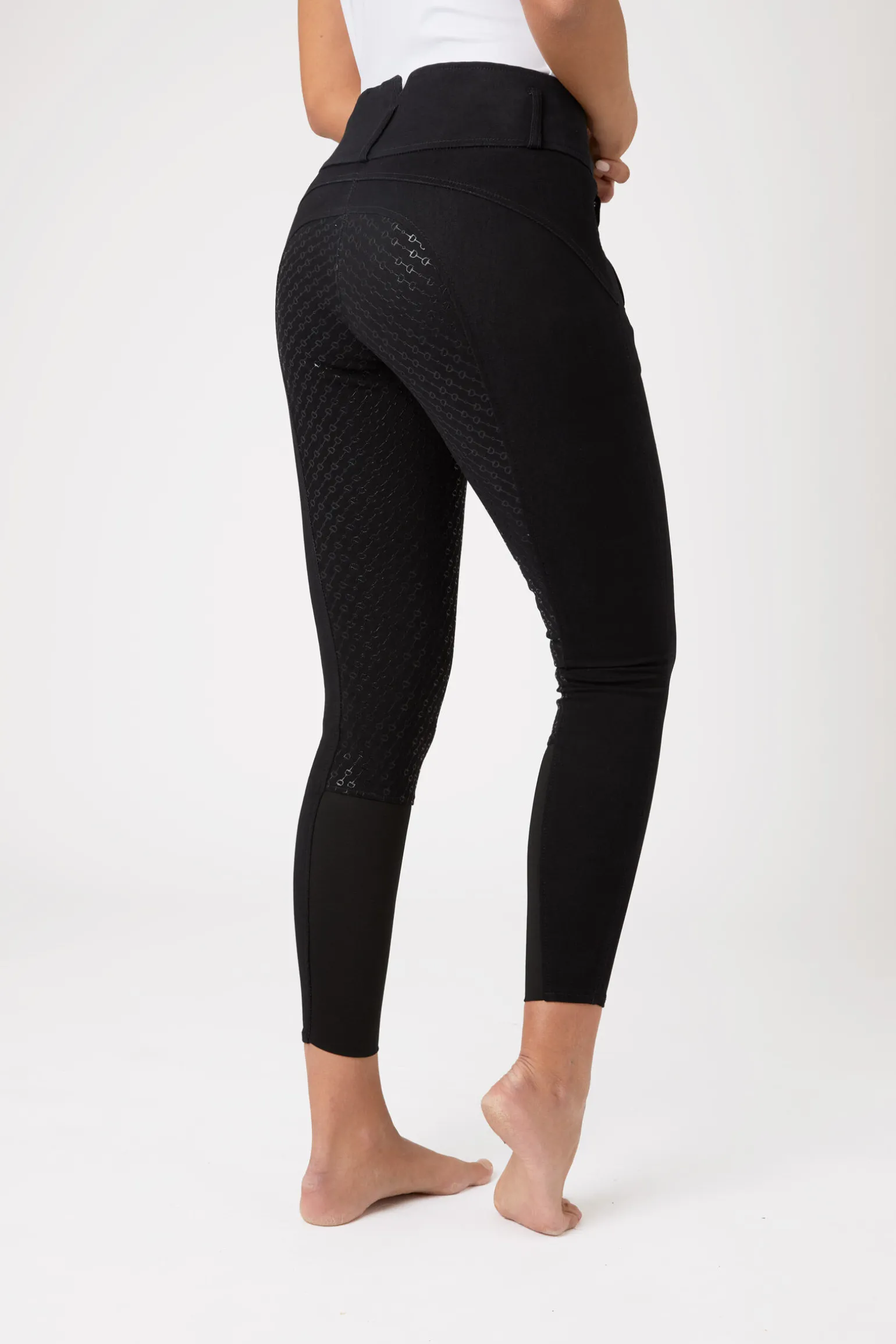 Horze Daniela helforsterkede ridebukser med silikon, dame