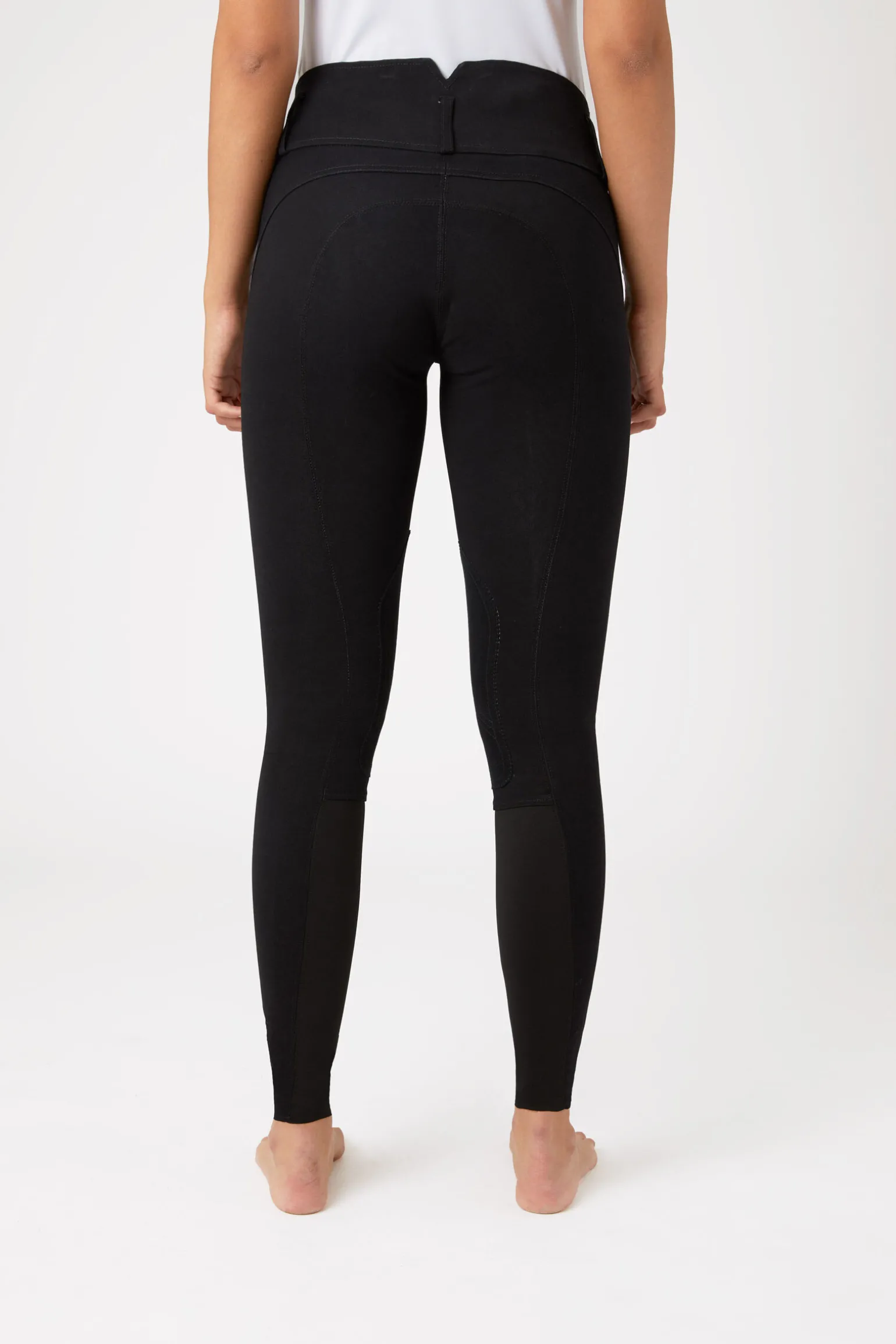 Horze Daniela ridebukser, kneforsterket med lær, dame