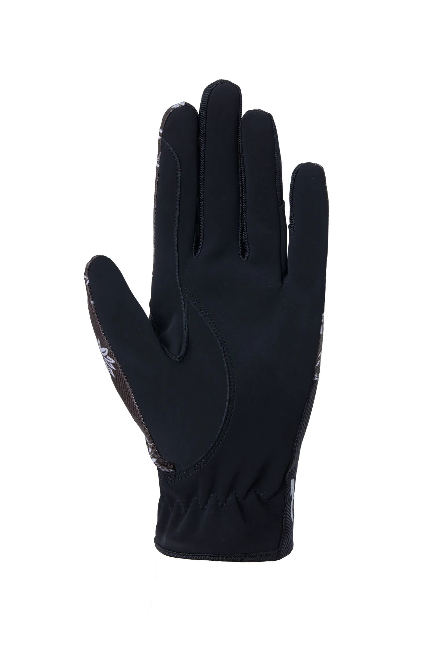 Horze Edina ridehansker med trykk, dame