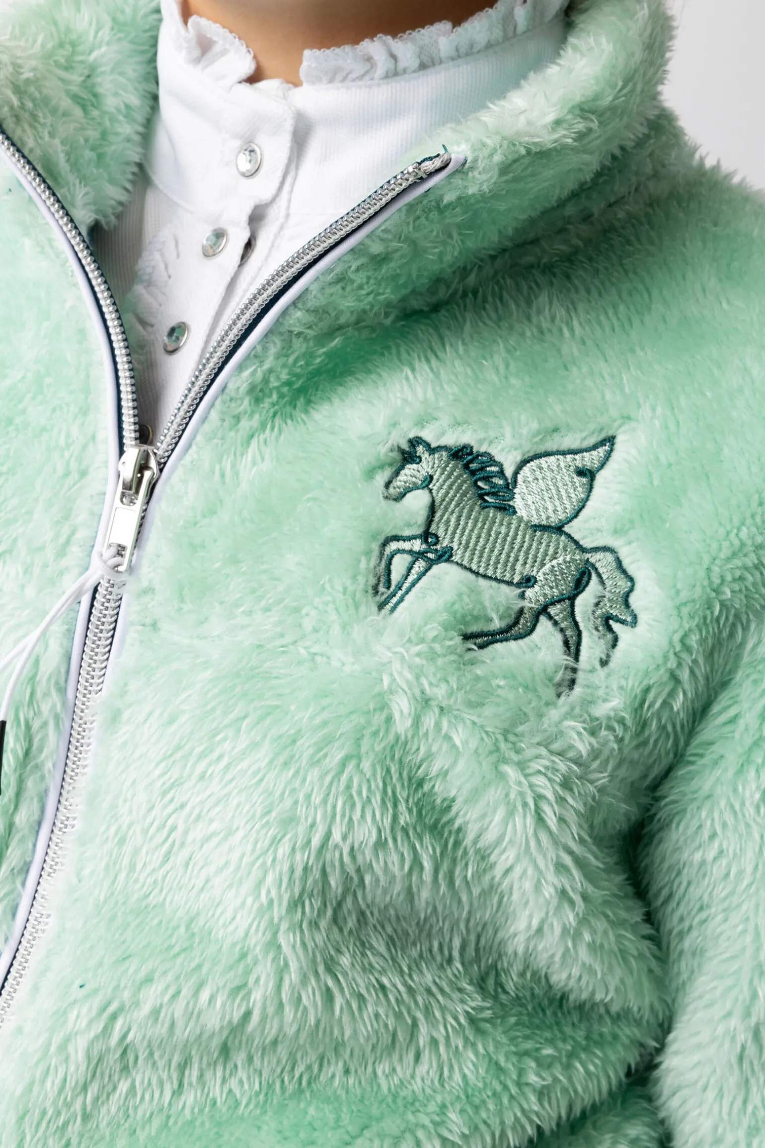 Horze Elsa Barne fleece-ridejakke