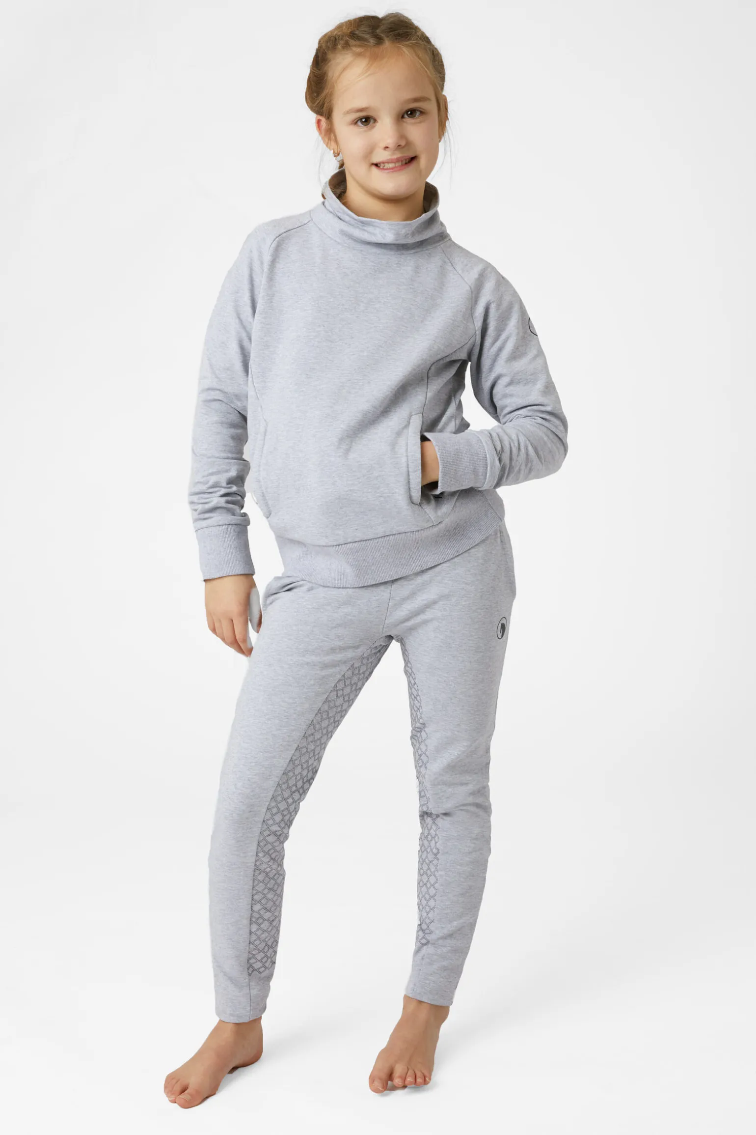 Horze Emmie treningsgenser i organisk bomull, barn