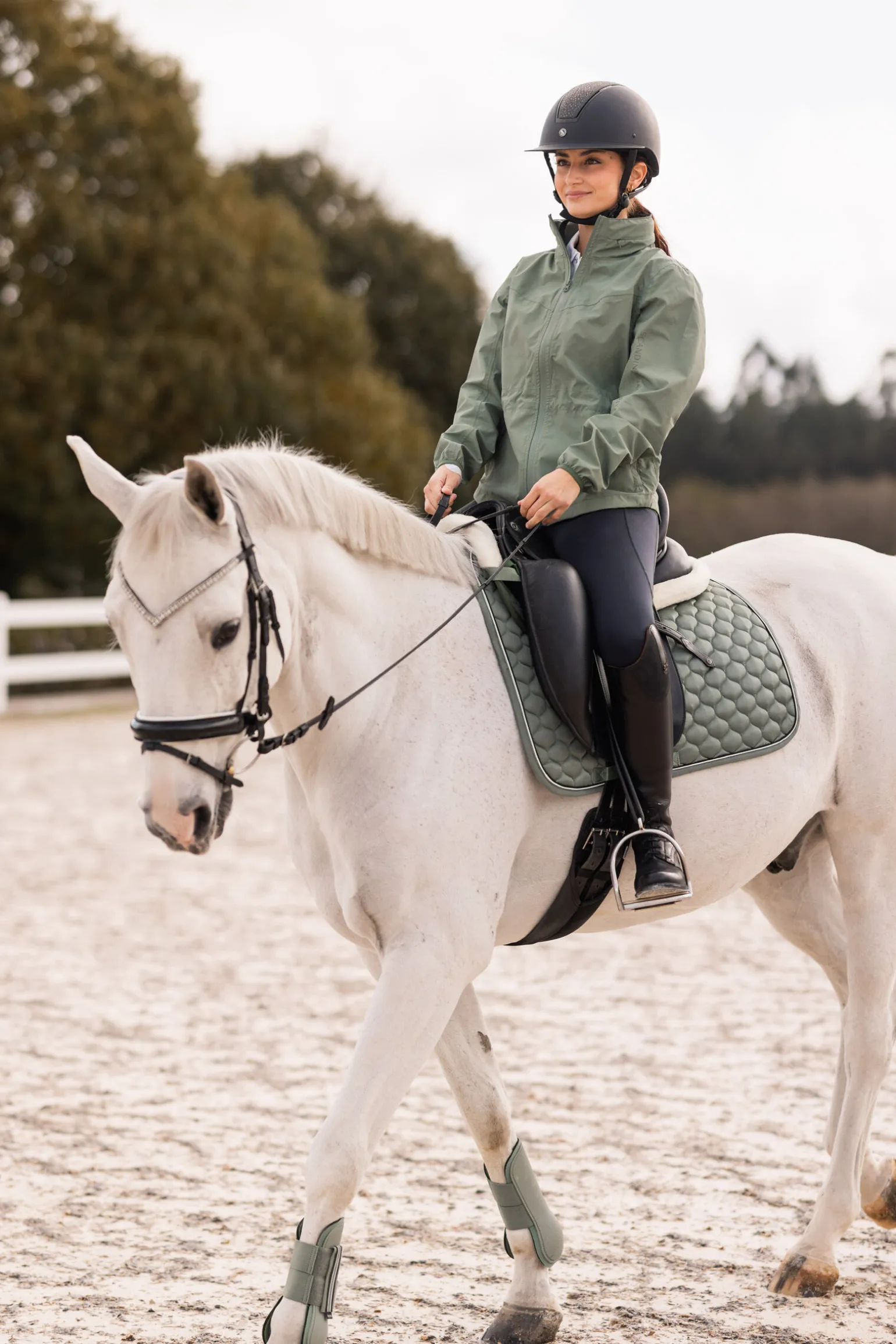 Horze Fiora tynn, vanntett ridejakke til dame