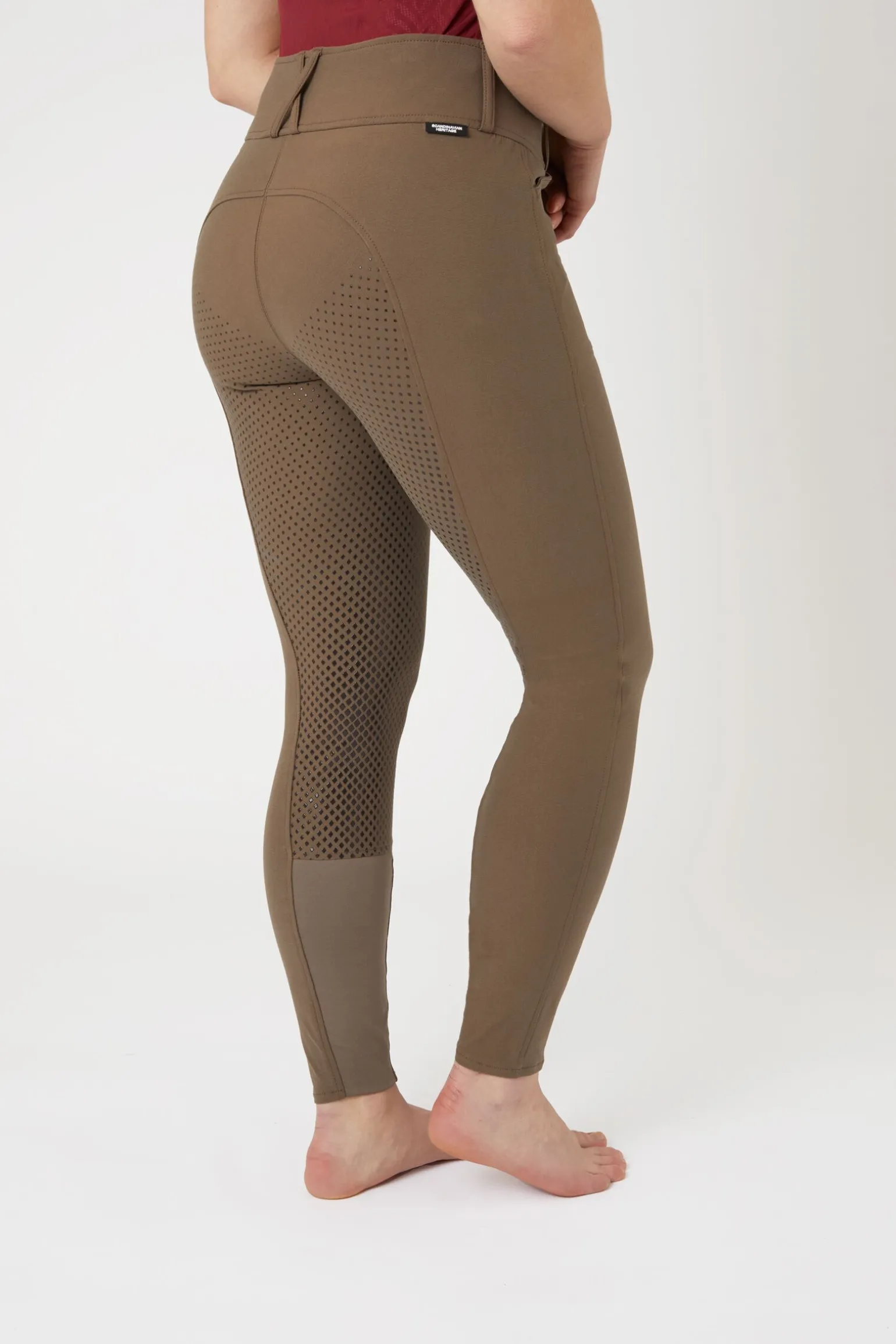 Horze Grand Prix II helforsterkede ridebukser til dame