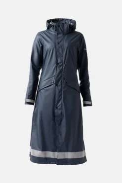 Horze Hazel lang regnjakke med splitt, dame