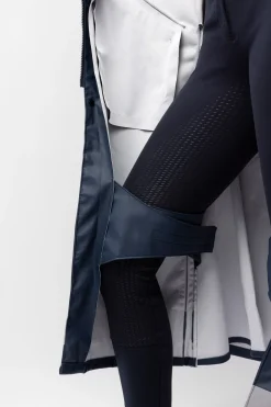 Horze Hazel lang regnjakke med splitt, dame