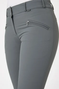 Horze Helforsterkede ridebukser med silikon og høyt liv, dame