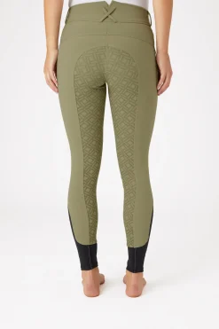 Horze helforsterkede ridebukser med silikon full grip og høyt liv til dame