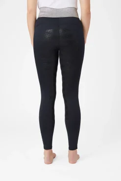 Horze helforsterket ridetights med silikon og glitterlinning, dame