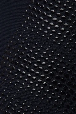 Horze helforsterket ridetights med silikon og glitterlinning, dame