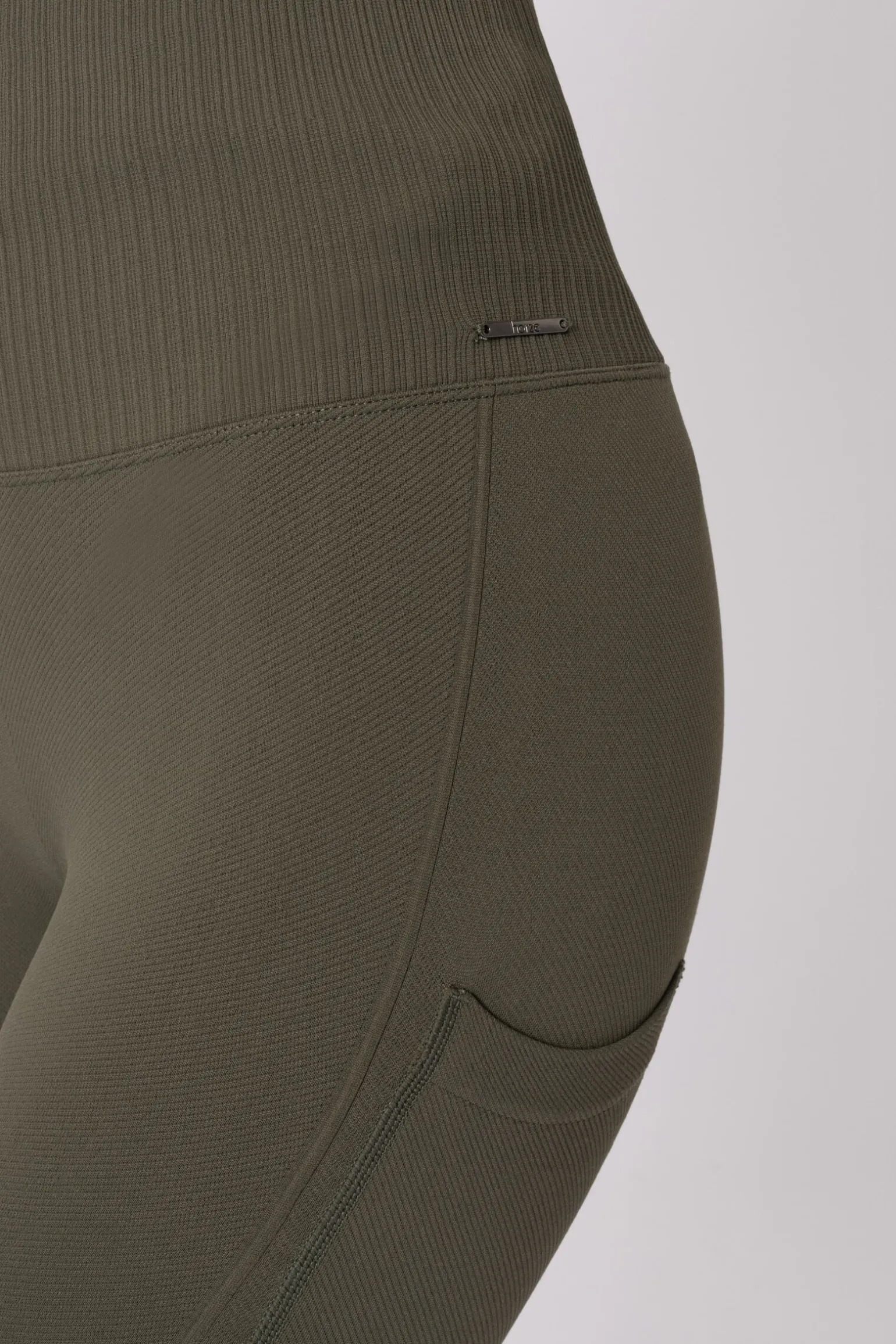 Horze Janine sømløse, helforsterkede ridetights med telefonlomme til dame