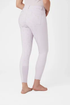 Horze Kaitlin helforsterkede ridebukser med blomsterdetaljer, dame