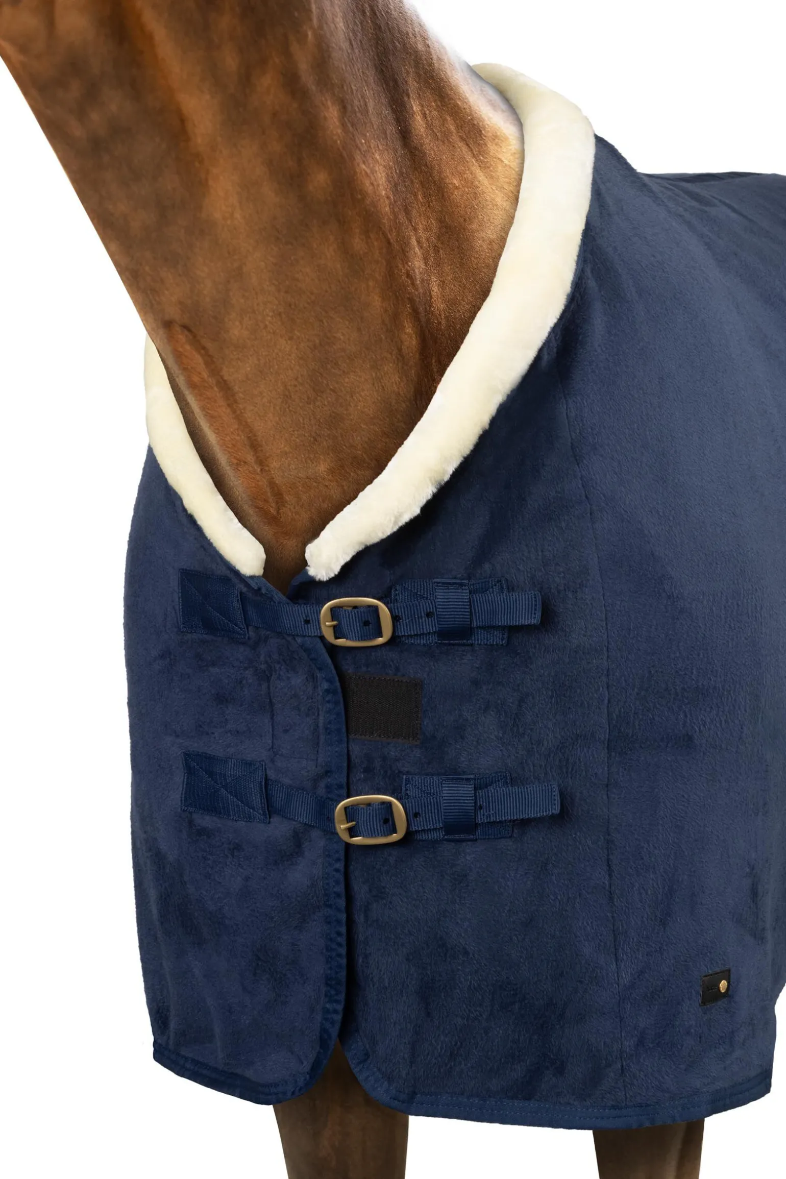 Horze Lincoln fleecedekken med pelskrage