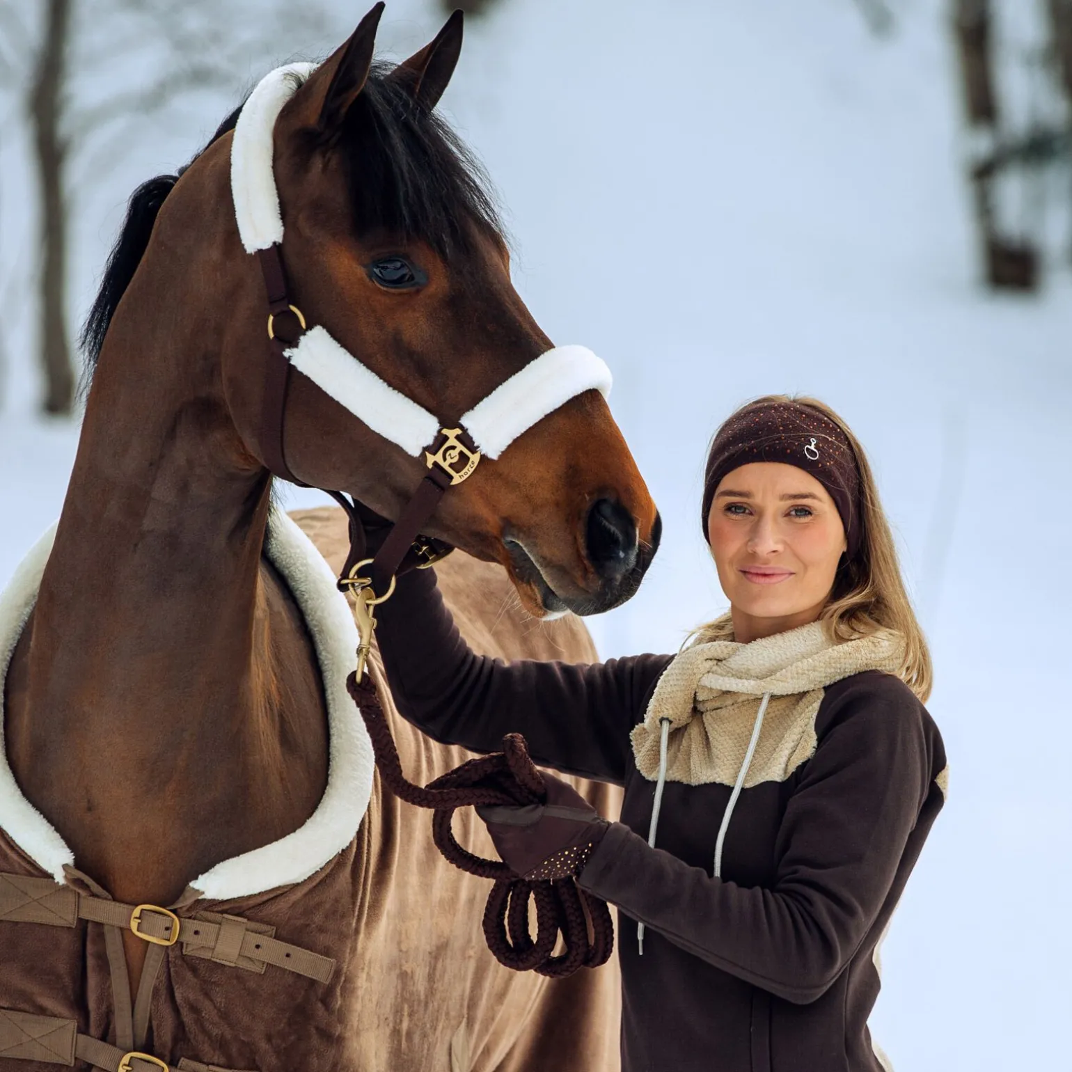 Horze Lincoln grime med pels