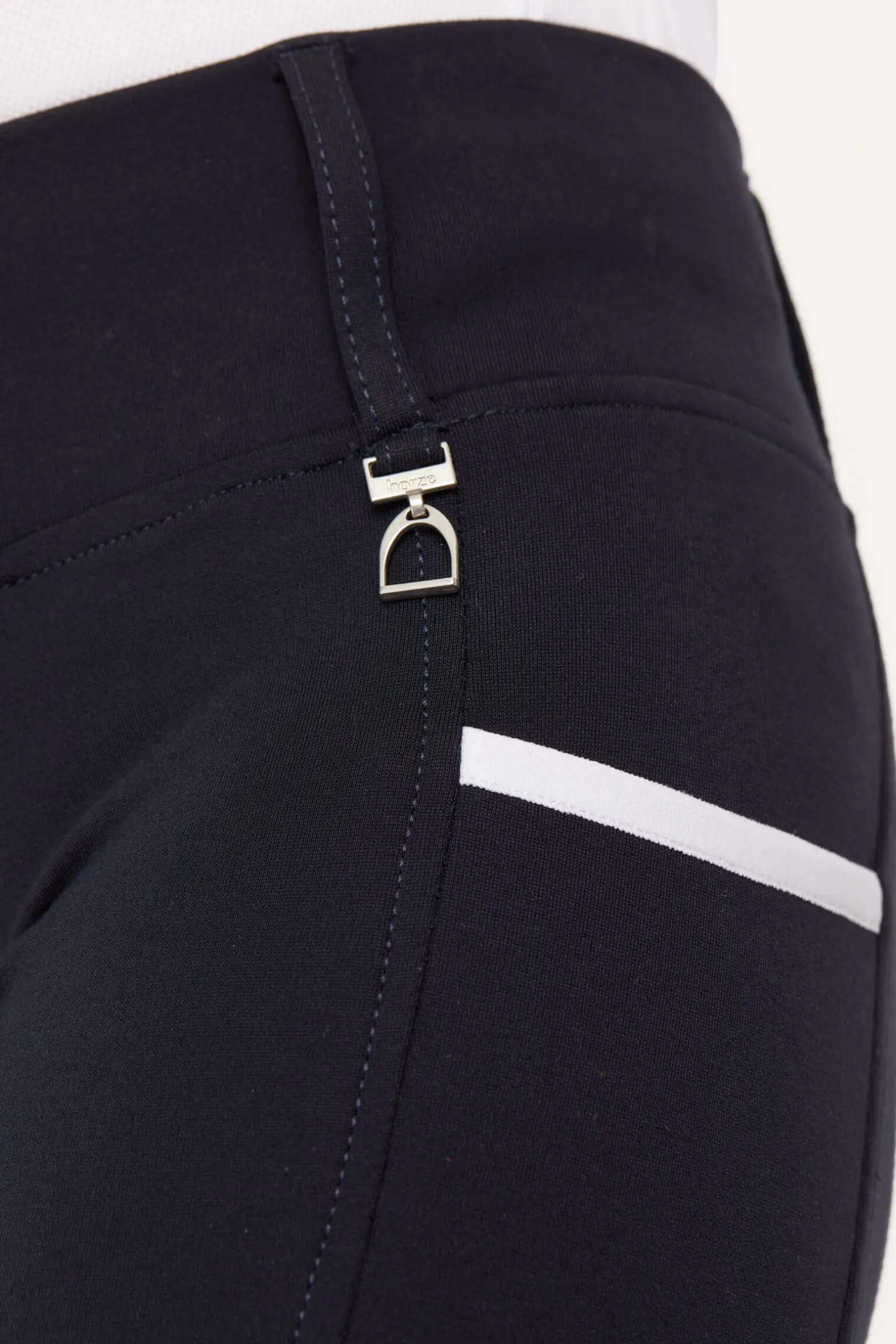 Horze Lucinda tights, helforsterket med silikon, høyt liv, barn