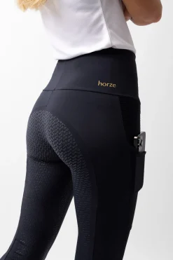 Horze Mathilde funksjonelle tights med helforsterket silikonsete, dame